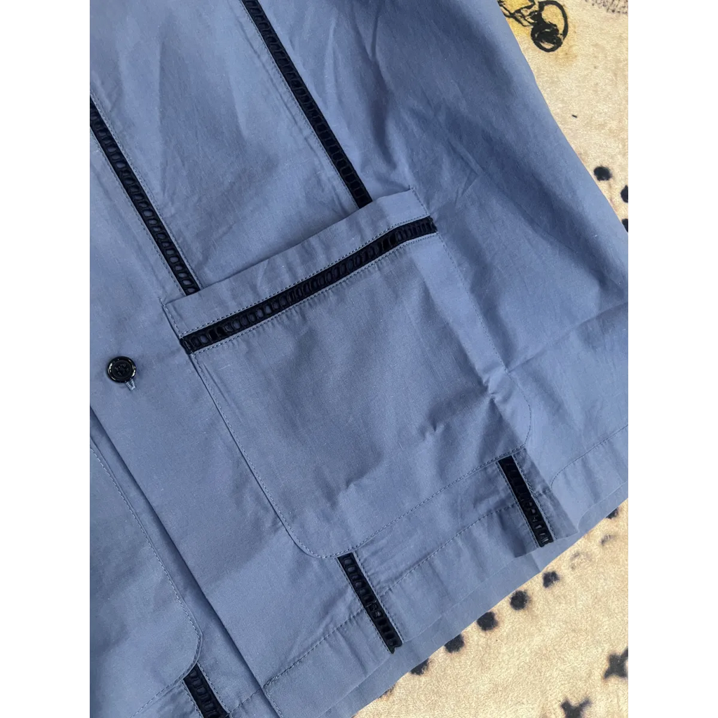 Men’s Working Blues Cocktail Shirt - T-Shirts - Button-Up Shirt - 3