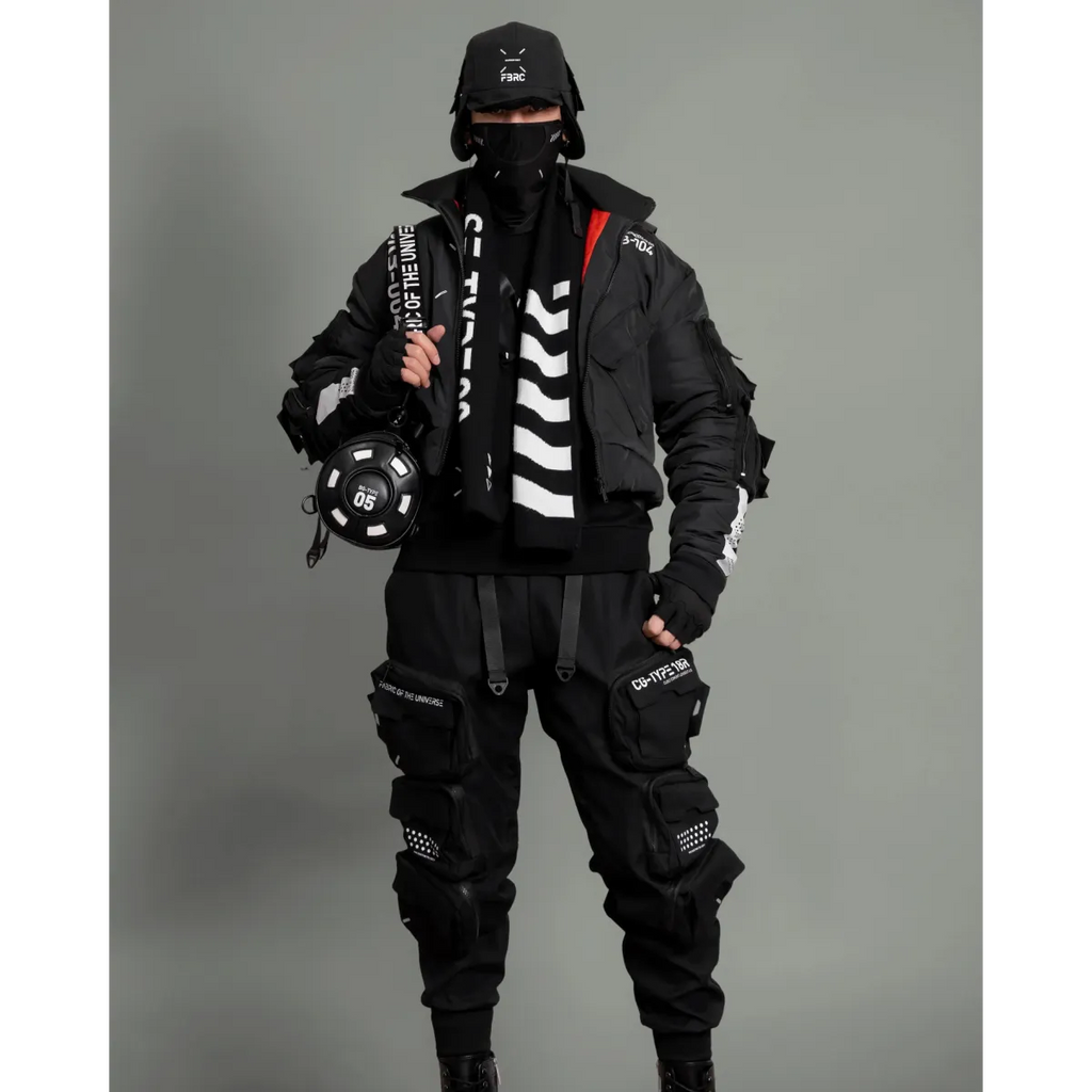 CRB-004 Black Crop Bomber Jacket - Women’s Clothing & Accessories - Jacket - 6