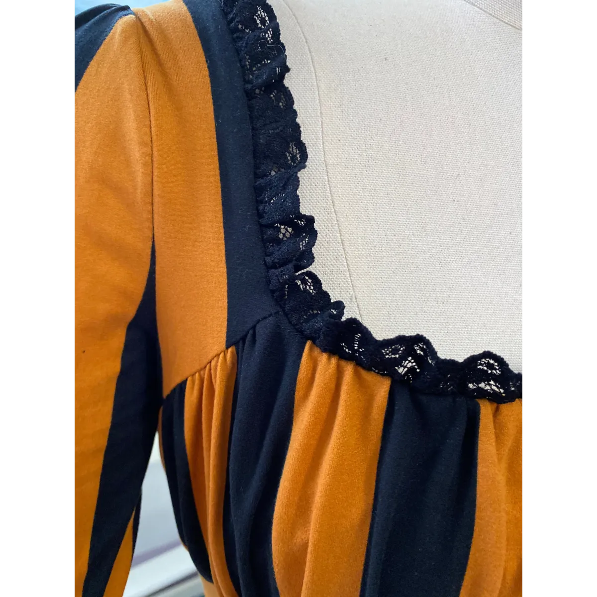 Wednesday Dress in Pumpkin Spice Stripe - All Dresses - Dress - 4