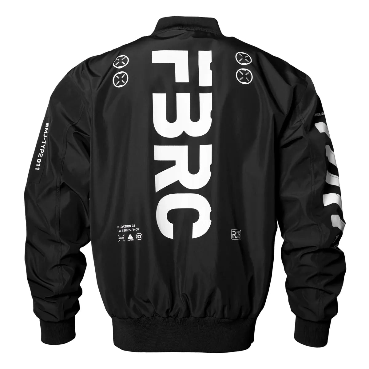 BMJ-Type 011 Black Lightweight Bomber Jacket - Jackets & Coats - Bomber Jacket - 1