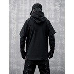 Layered Techwear Hoodie – Harajuku Streetwear - Hoodies & Sweatshirts - Hooded - Men’s Hoodies - 3