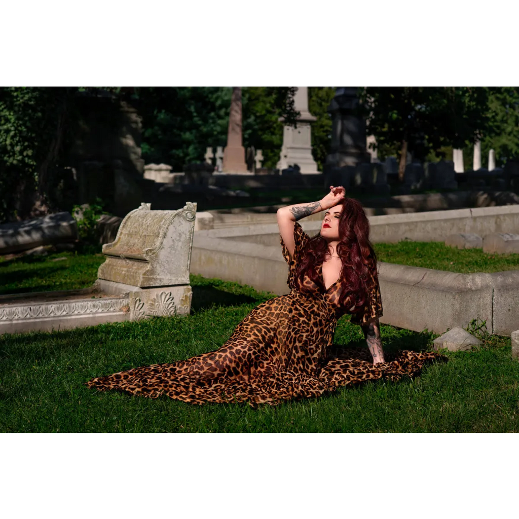 Lydia Leopard Mesh Dress - All Dresses - Dress - 5