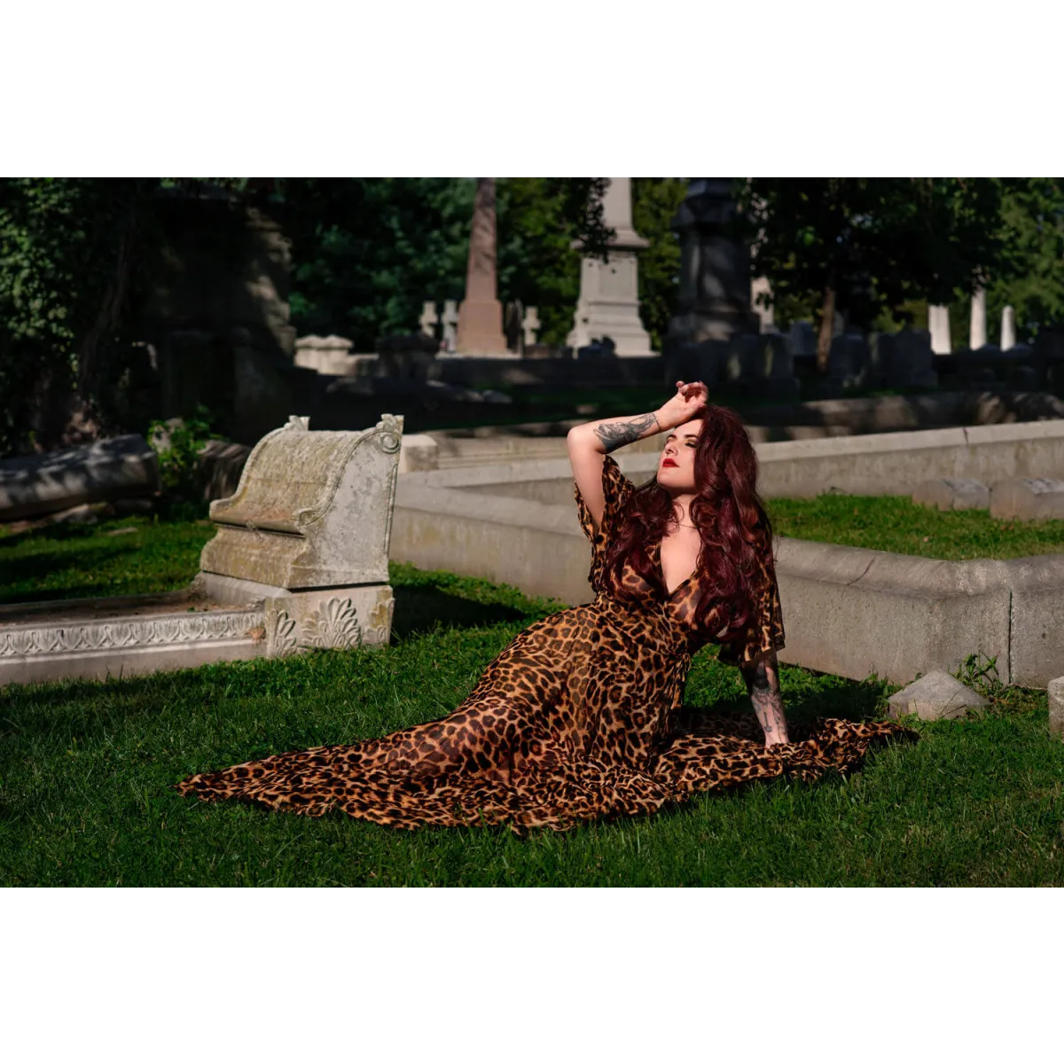 Lydia Leopard Mesh Dress - All Dresses - Dress - 5