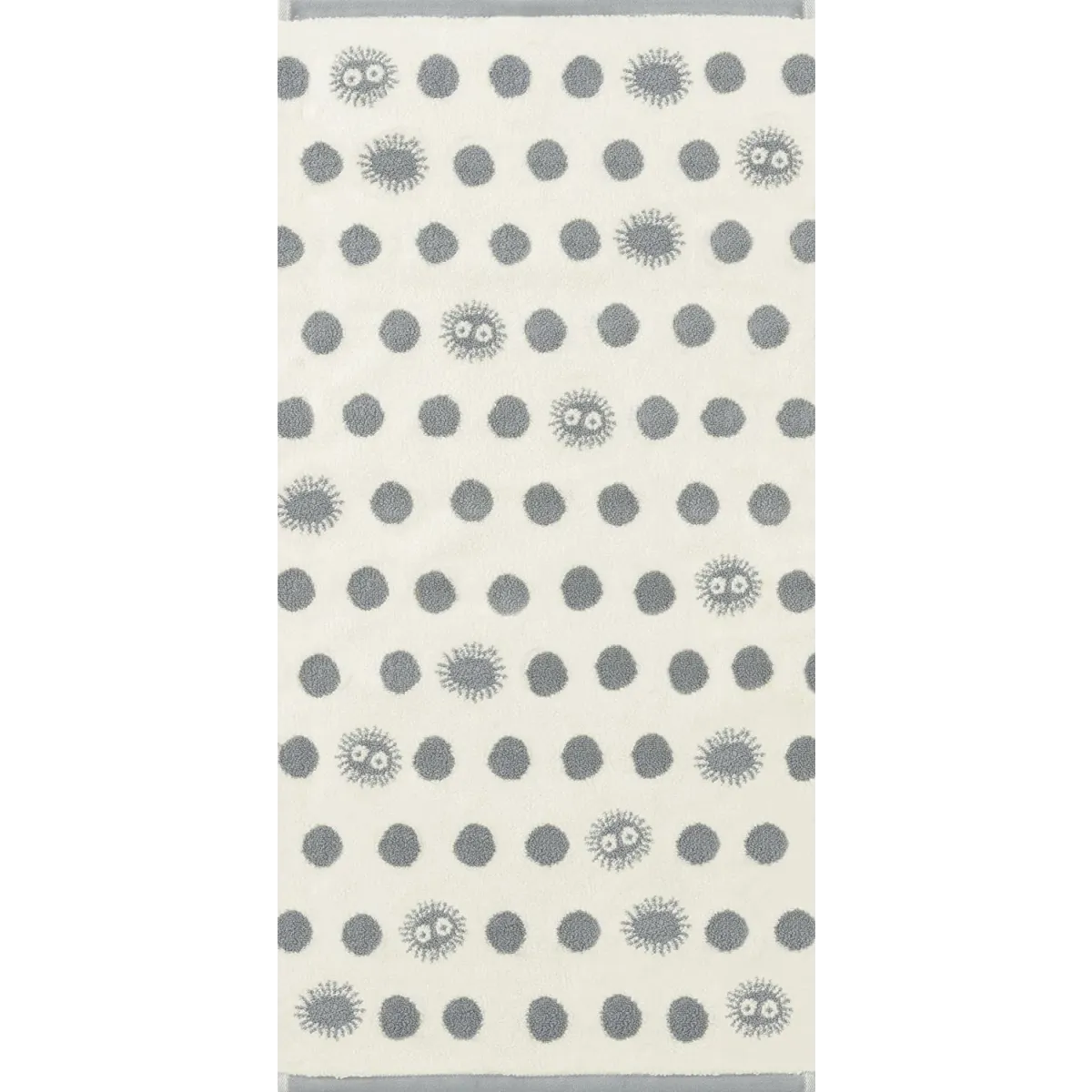 Studio Ghibli Silhouette Series (Bath Towel) My Neighbor Totoro Scoot Sprite Marushin Silhouette Towel Series Grey