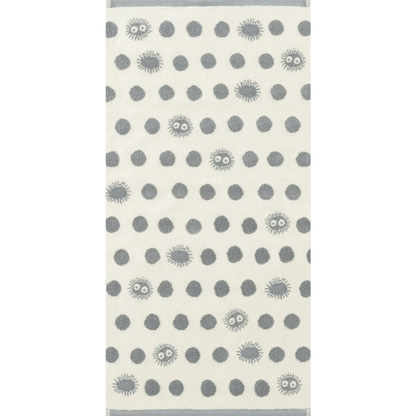 Studio Ghibli Silhouette Series (Bath Towel) My Neighbor Totoro Scoot Sprite Marushin Silhouette Towel Series Grey