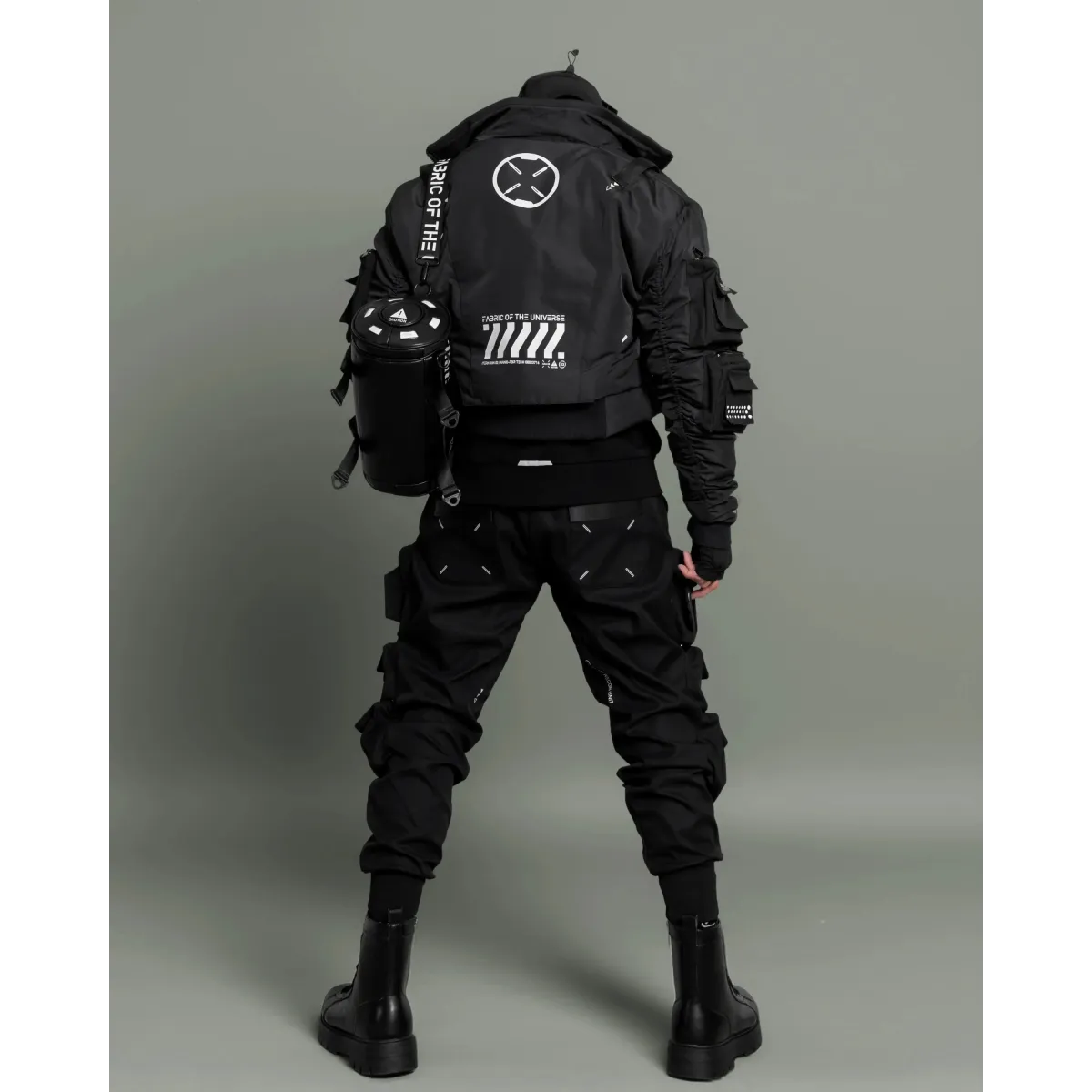 CRB-004 Black Crop Bomber Jacket - Women’s Clothing & Accessories - Jacket - 7