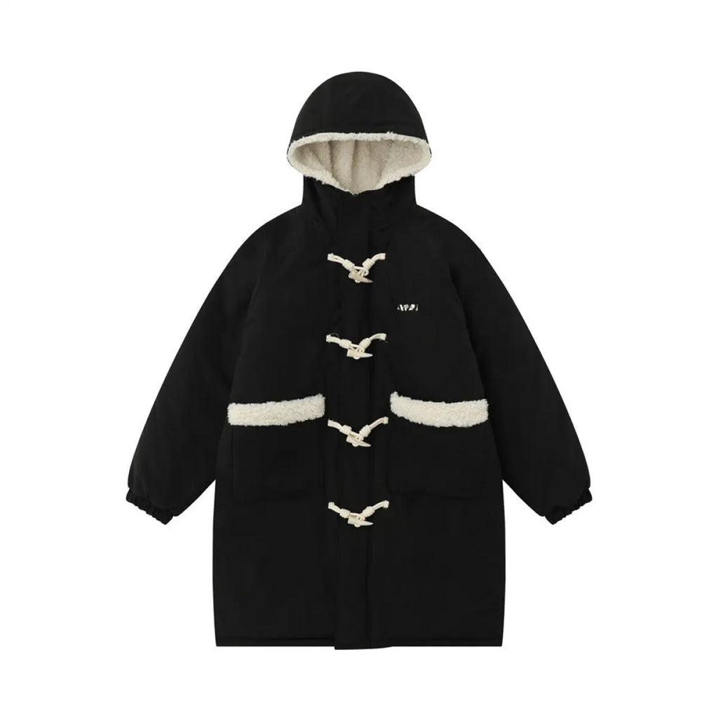 Long Loose Fit Hooded Zipper Jacket - Jackets & Coats - Jacket - 2