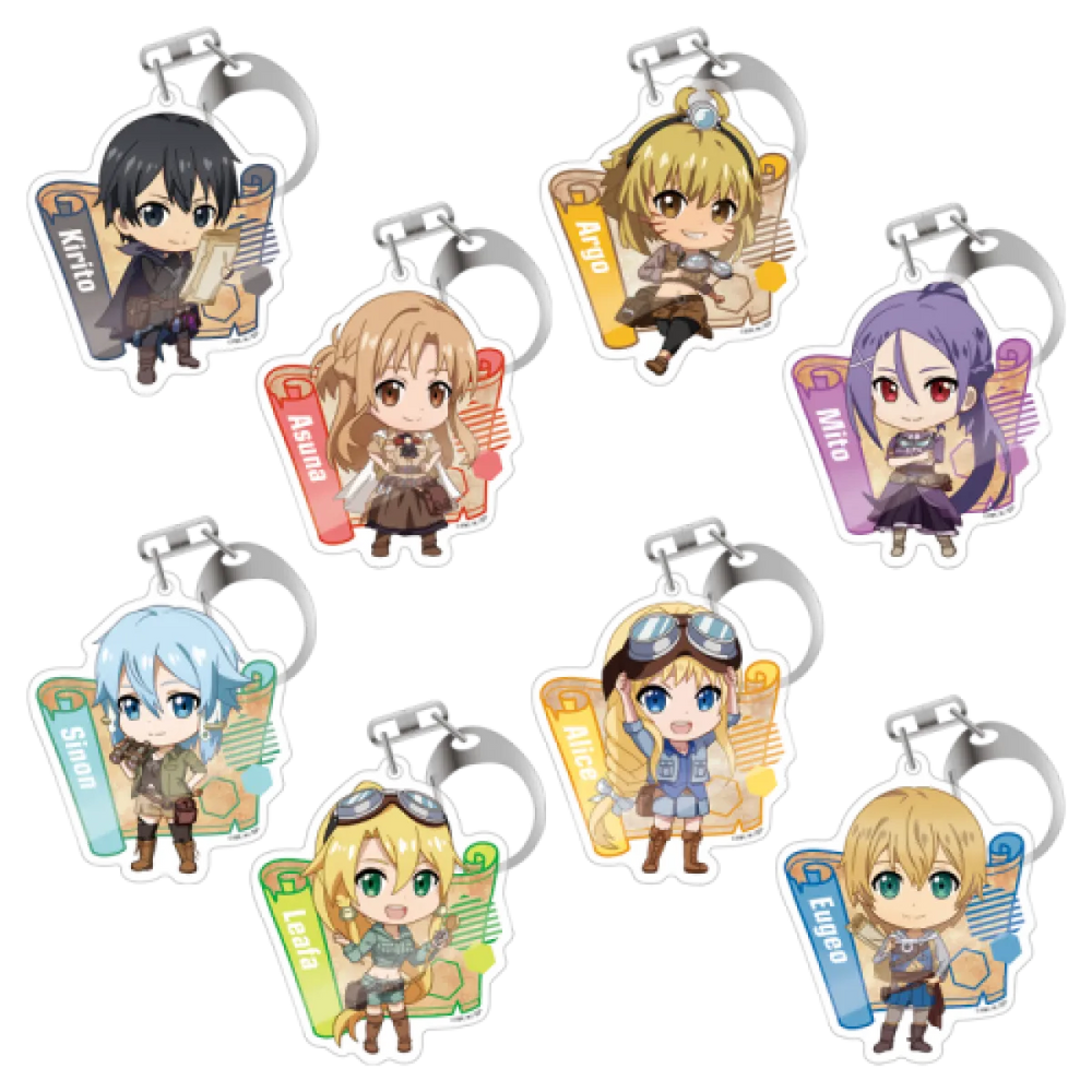 Sword Art Online Trading Acrylic Keychain Quest Series Deformed (1 Blind Box) - Best Sellers - Keychain - 1