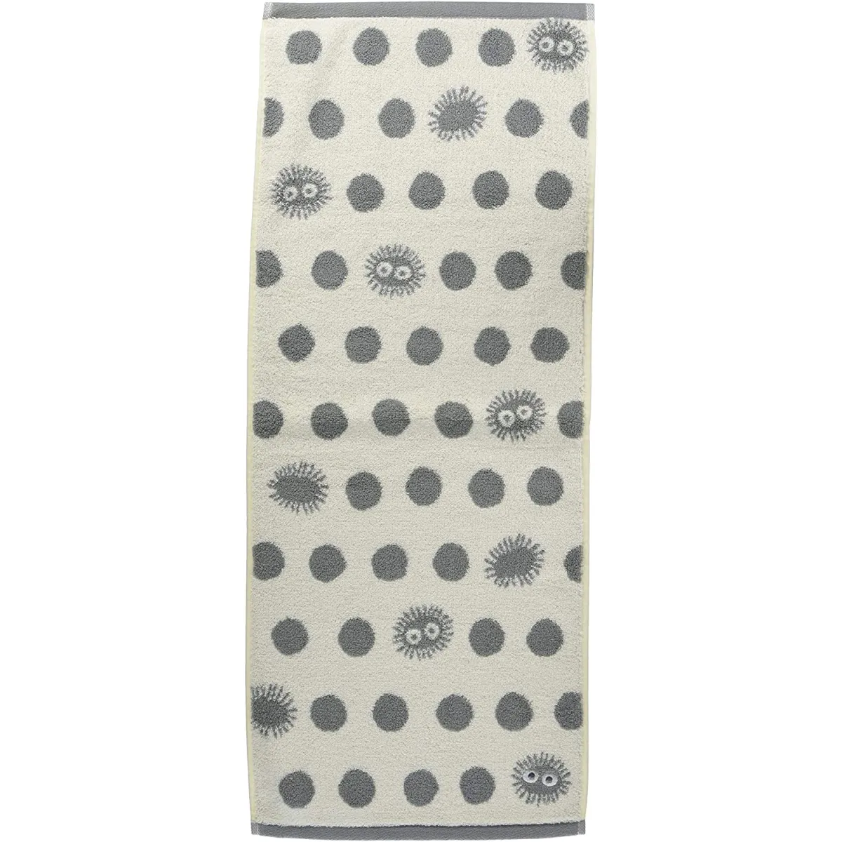 My Neighbor Totoro Soot Sprite Face Towel Grey and White - Best Sellers - Towels - 1