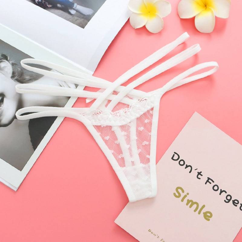 Seamless Elastic Thongs - Kawaii Stop - Elastic, G-String, Intimates, Lace, Low-Rise, Nylon, Panties, Seamless, Sexy Lingerie, Sexy Products, Spandex, Thong, Women's, Women's Clothing &amp; Accessories