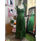 Cosette Maxi Dress in Horror Green Stripe - All Dresses - Maxi Dress - 4
