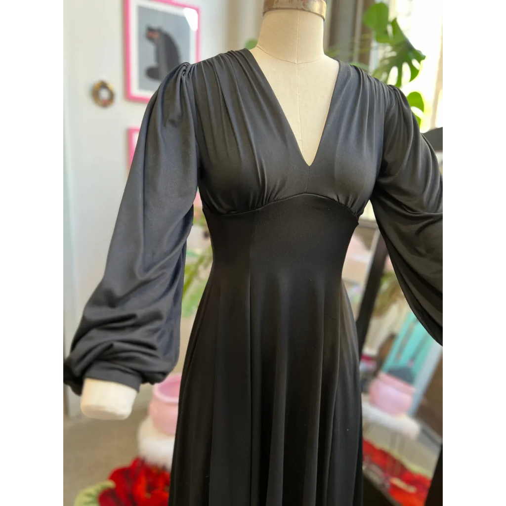 Raquel Maxi Dress with Bishop Sleeves - All Dresses - Maxi Dress - 3