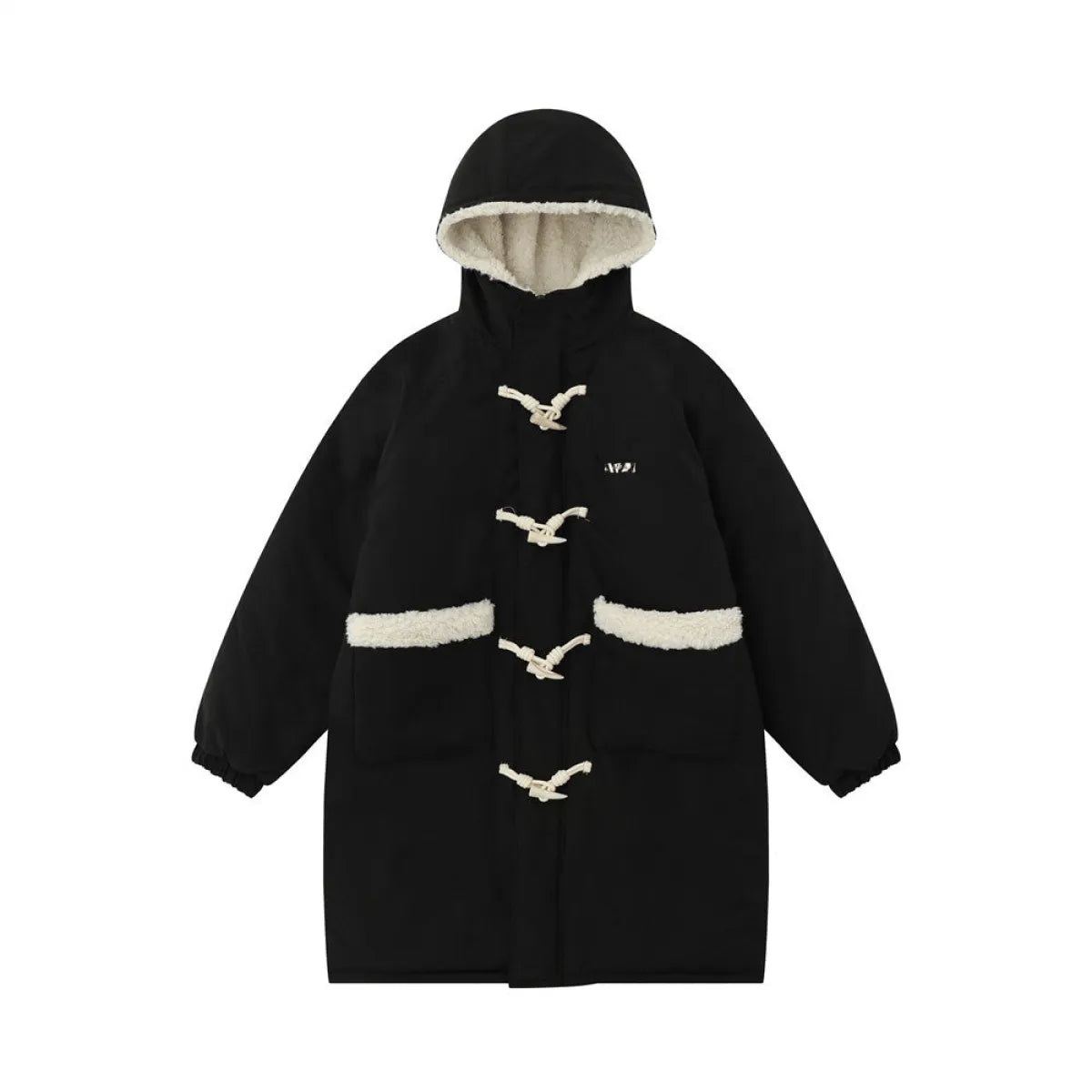 Long Loose Fit Hooded Zipper Jacket - Jackets & Coats - Jacket - 3