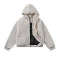 Loose Fit Hooded Canvas Jacket - Jackets & Coats - Jacket - 1