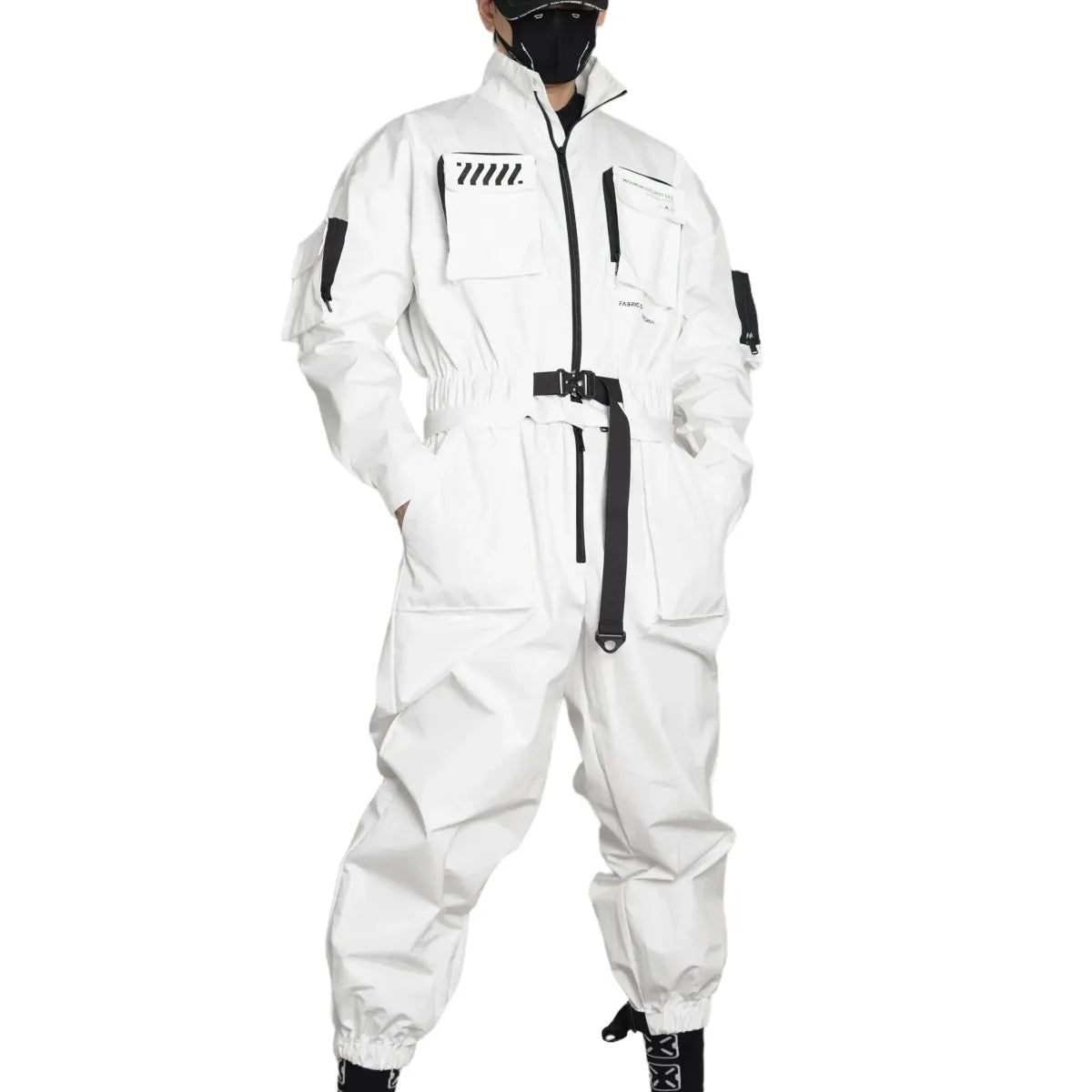 VJ-008 White Villain Water-Resistant Jumpsuit - Women’s Clothing & Accessories - Accessory - 1
