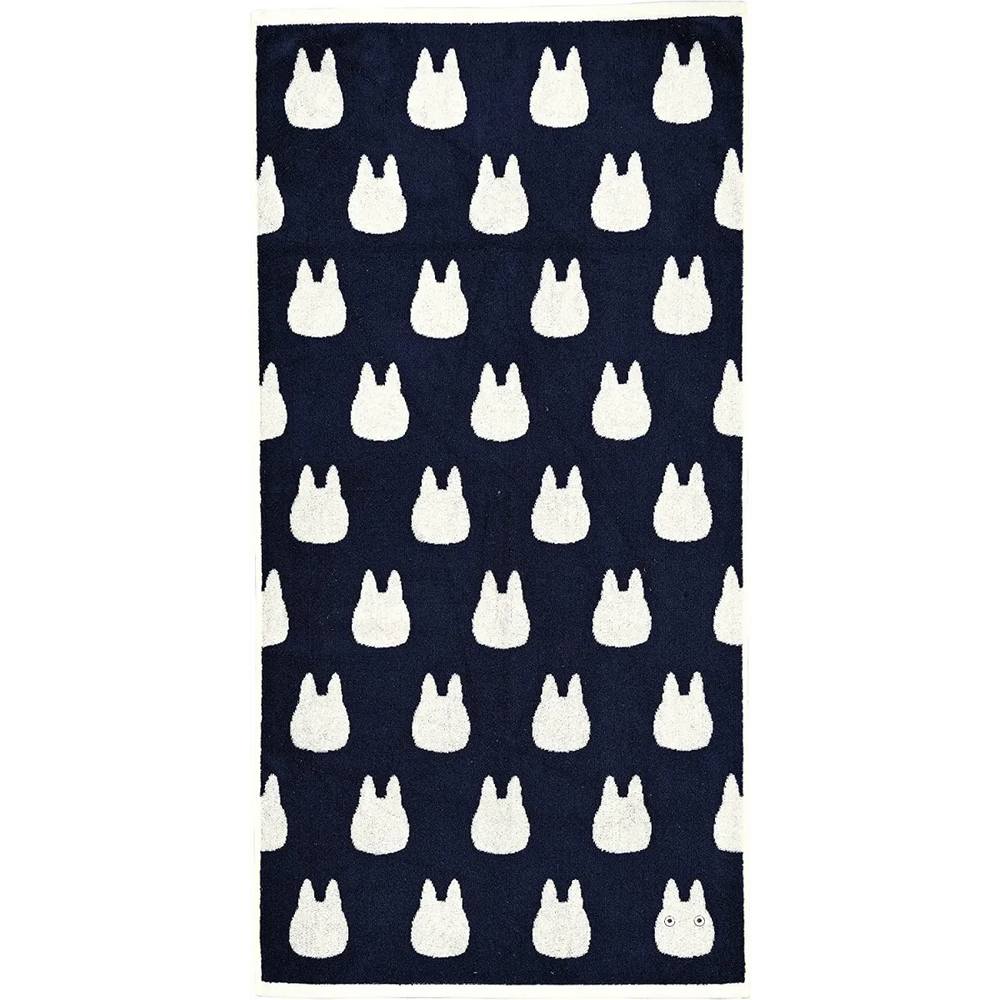 My Neighbor Totoro Big Bath Towel Blue and White - Best Sellers - Towels - 1