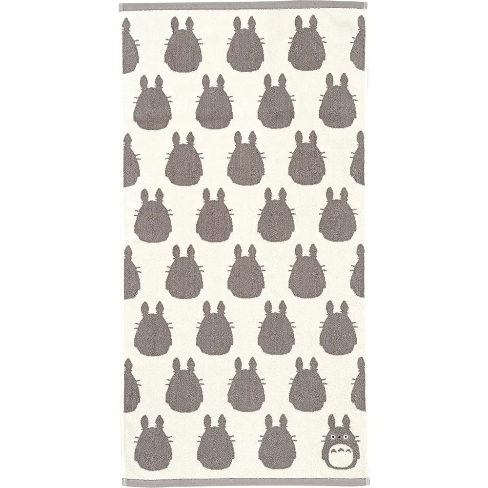 My Neighbor Totoro Big Bath Towel Grey and White - Best Sellers - Towels - 1