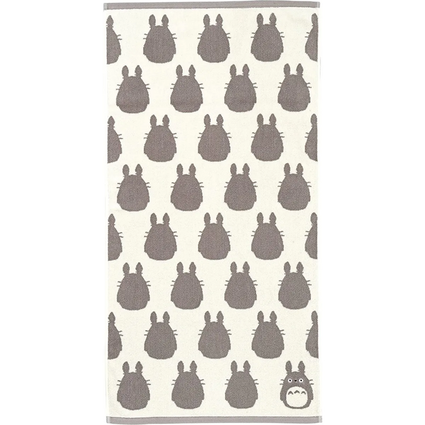 My Neighbor Totoro Big Bath Towel Grey and White - Best Sellers - Towels - 1