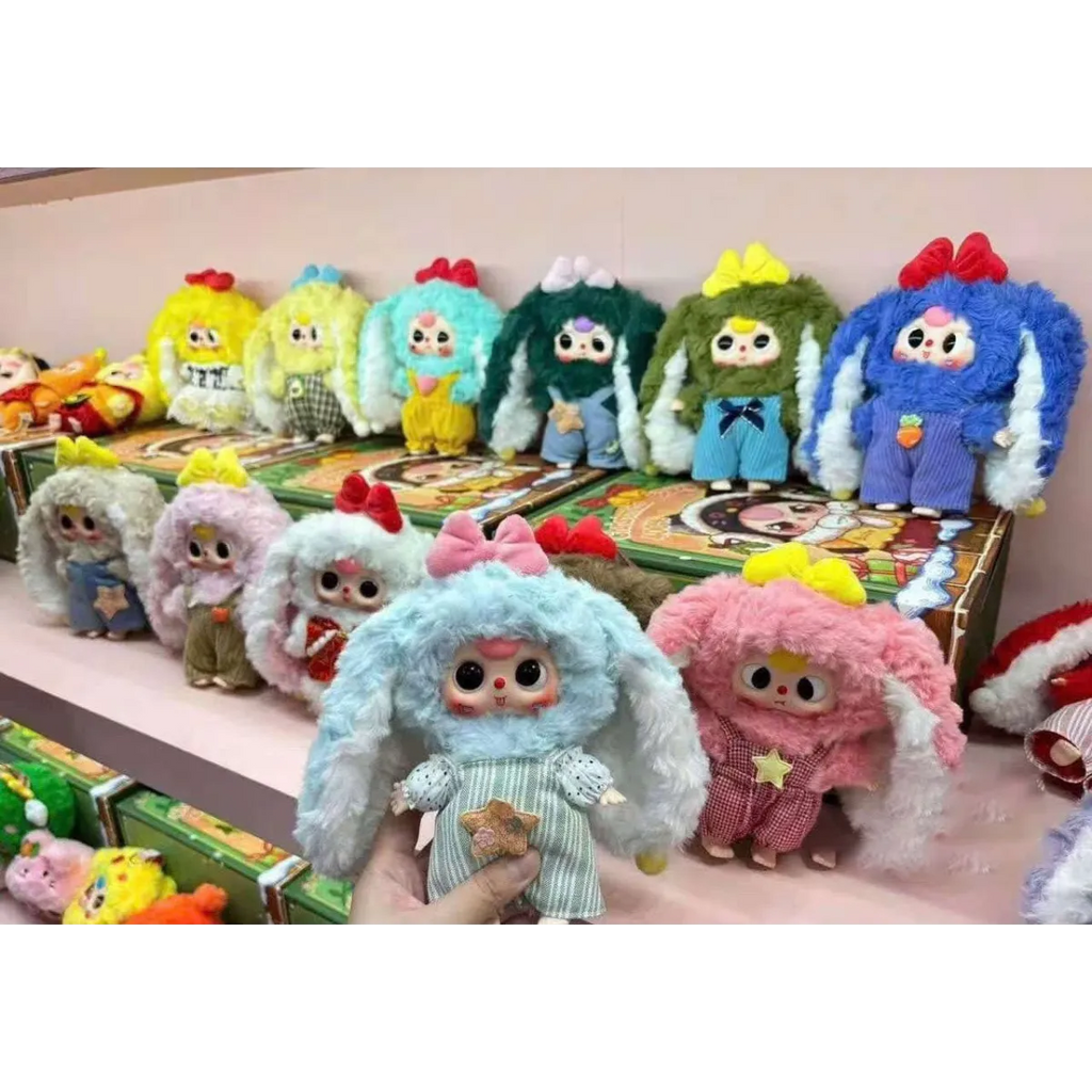 Baby Three V2 Rabbit Macaron Cute Bunny Plush Series Blind Box (1 Blind Box) - Gifts - Figure - 3