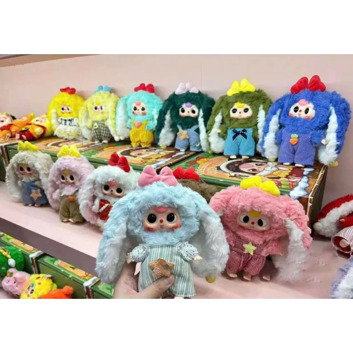 Baby Three V2 Rabbit Macaron Cute Bunny Plush Series Blind Box (1 Blind Box) - Gifts - Figure - 3