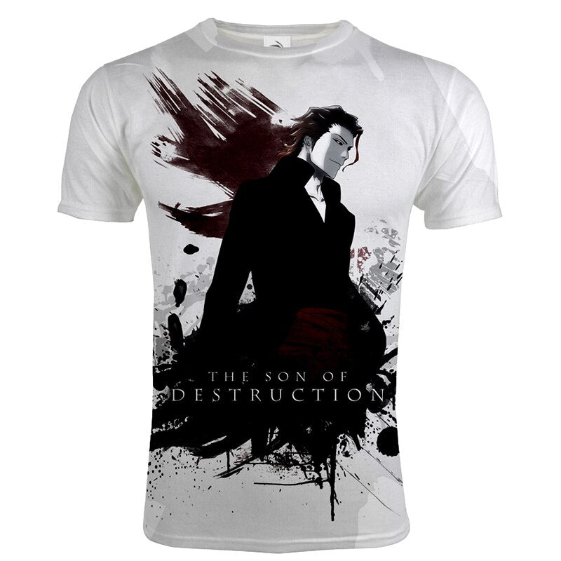 Bleach 3D Printed T-shirt - Light Gray / XXS - T-Shirts - Shirts & Tops - 6 - 2024