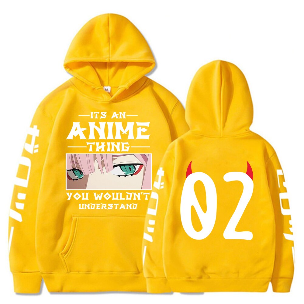 It’s An Anime Thing You Wouldn’t Understand Hoodie - Yellow / L - Women’s Clothing & Accessories - Shirts & Tops