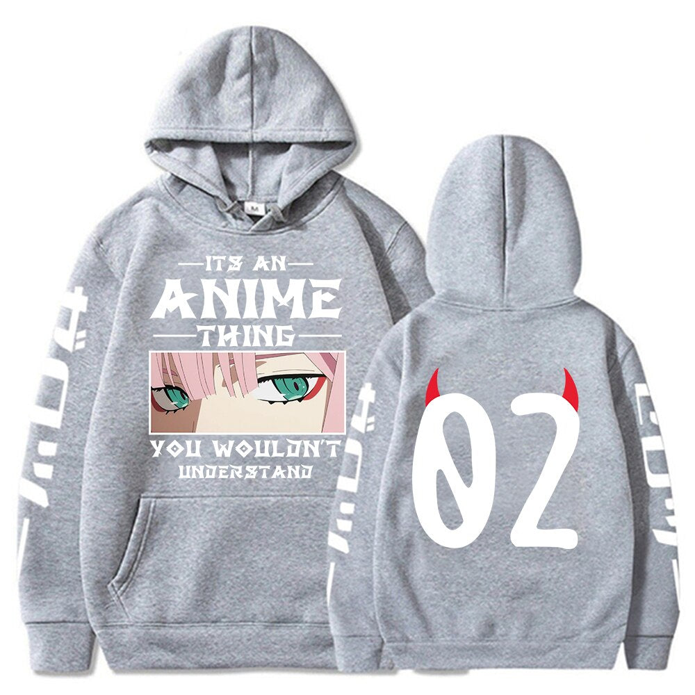 It’s An Anime Thing You Wouldn’t Understand Hoodie - Gray / L - Women’s Clothing & Accessories - Shirts & Tops