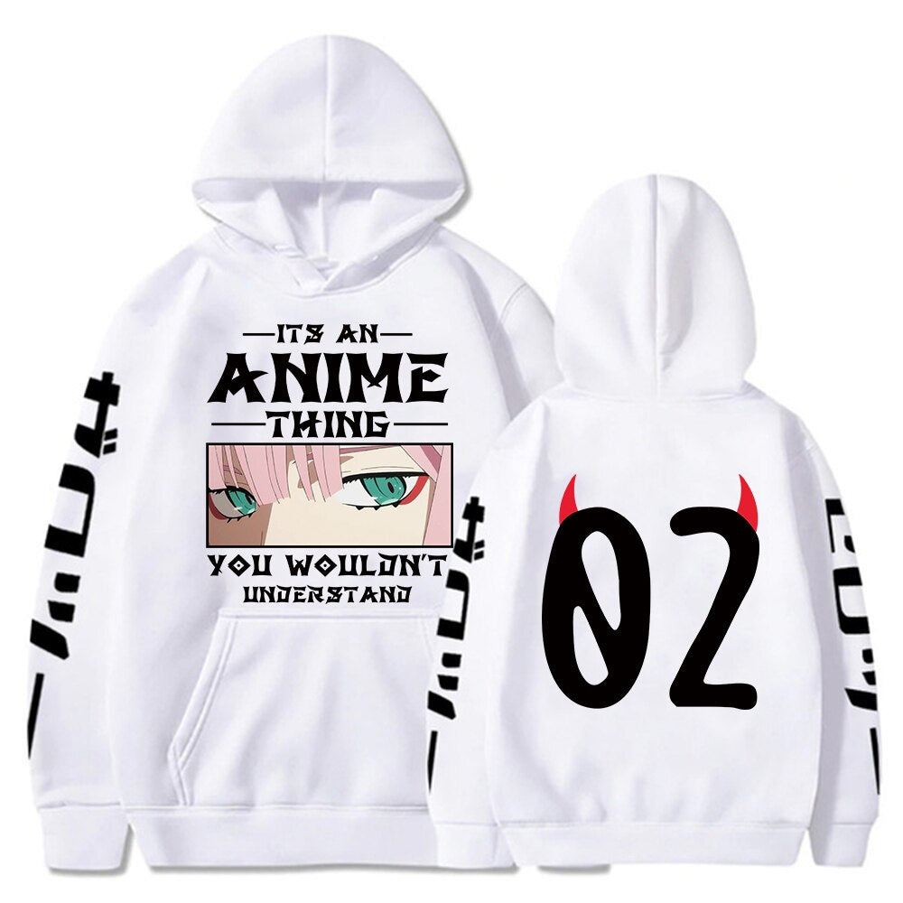It’s An Anime Thing You Wouldn’t Understand Hoodie - White / L - Women’s Clothing & Accessories - Shirts & Tops