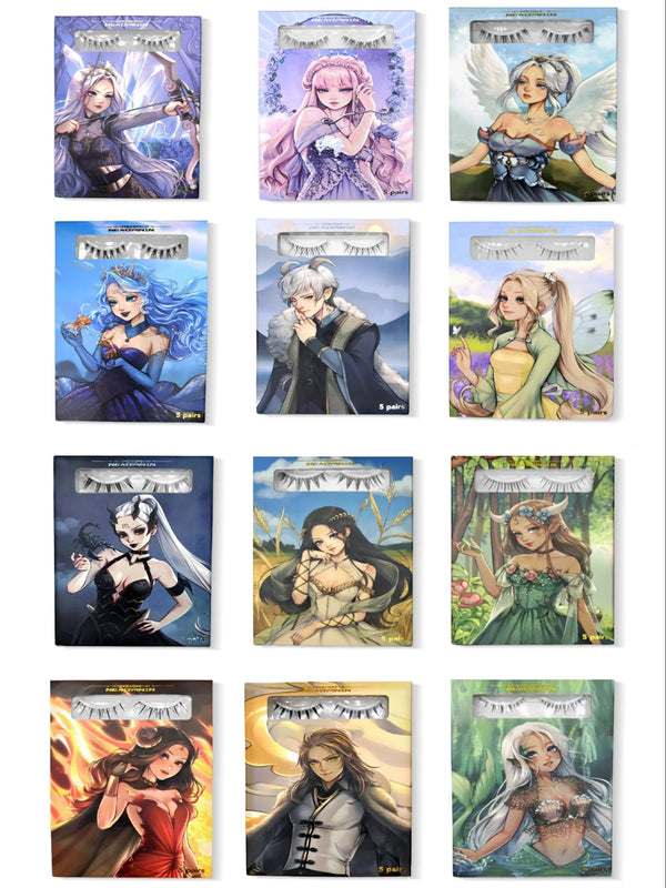 12 Zodiac Manhua Anime Lashes Bundle