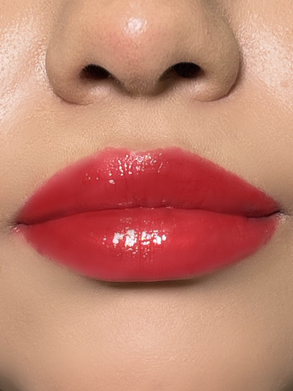 Fruit Jam Lip Gloss Keychain Set