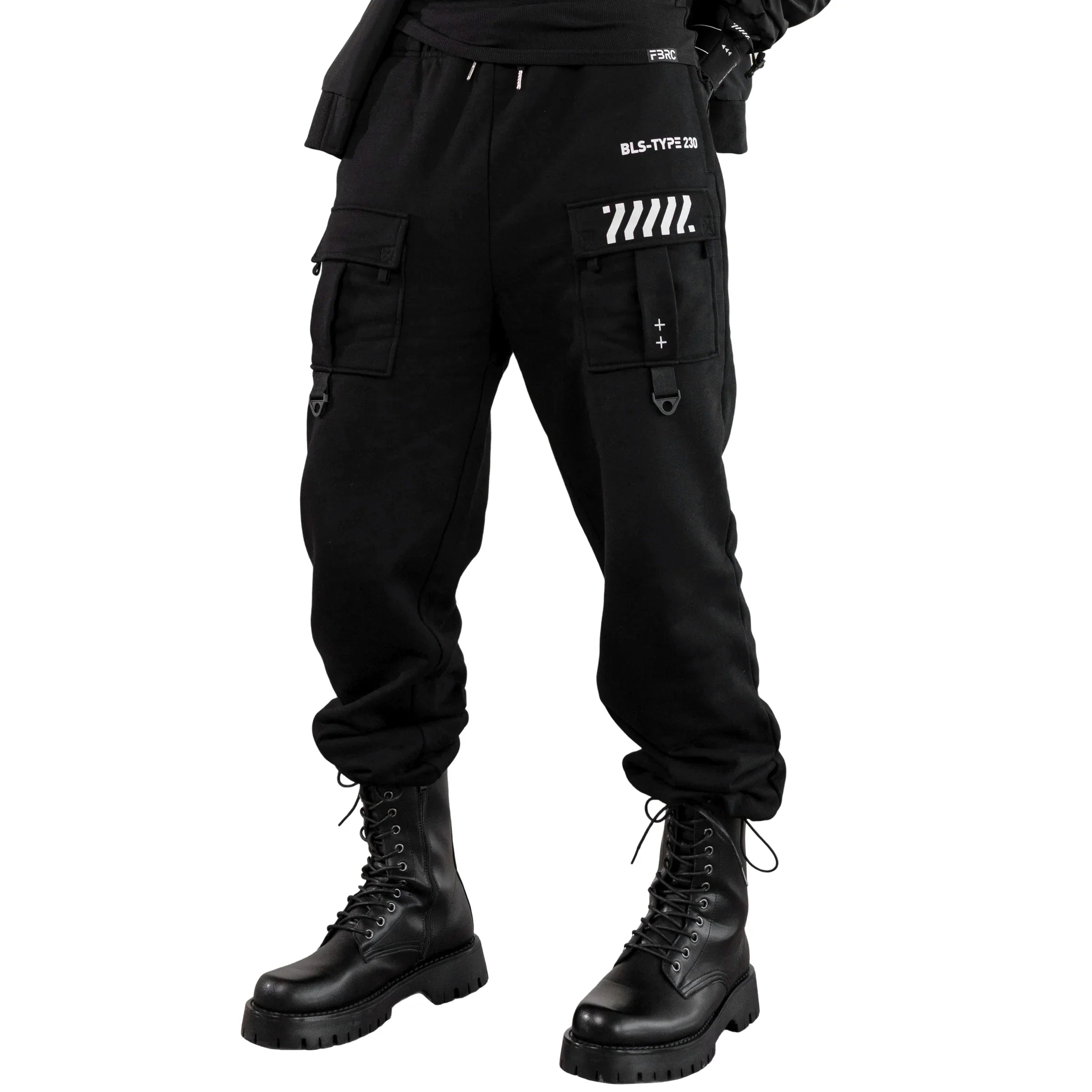 BLS-Type 230 Black French Terry Cargo Pants