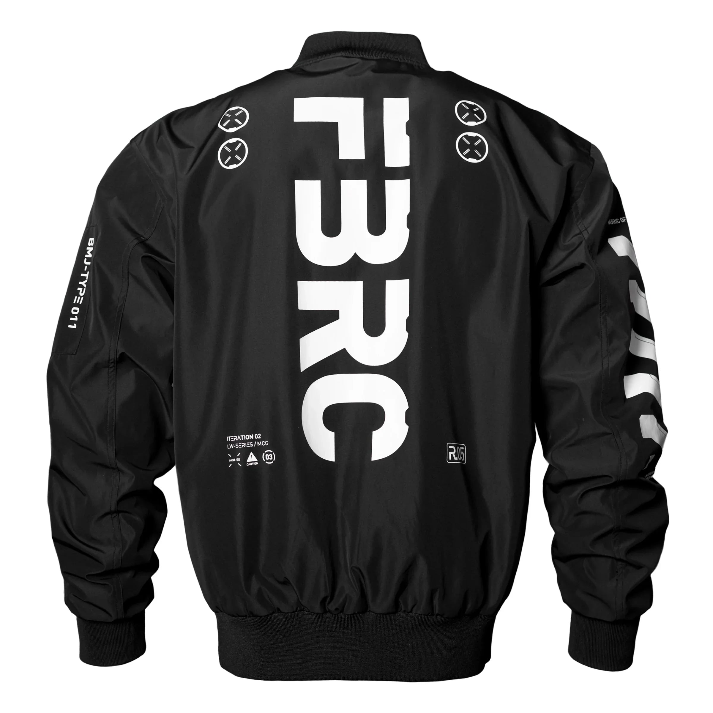 BMJ-Type 011 Black Lightweight Bomber Jacket