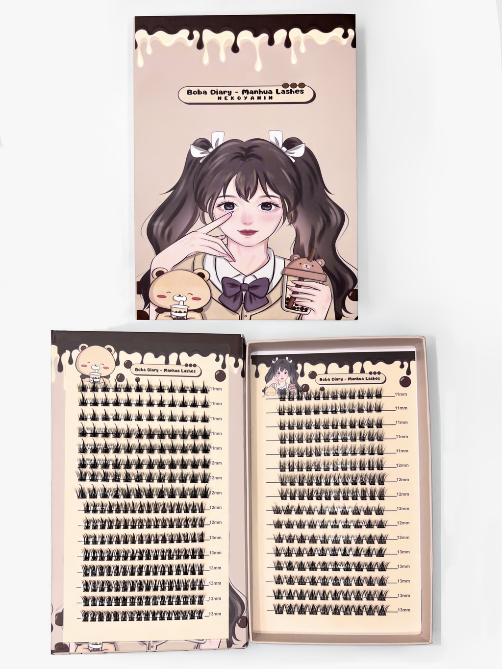 Boba Diary Manga Lash Clusters Book