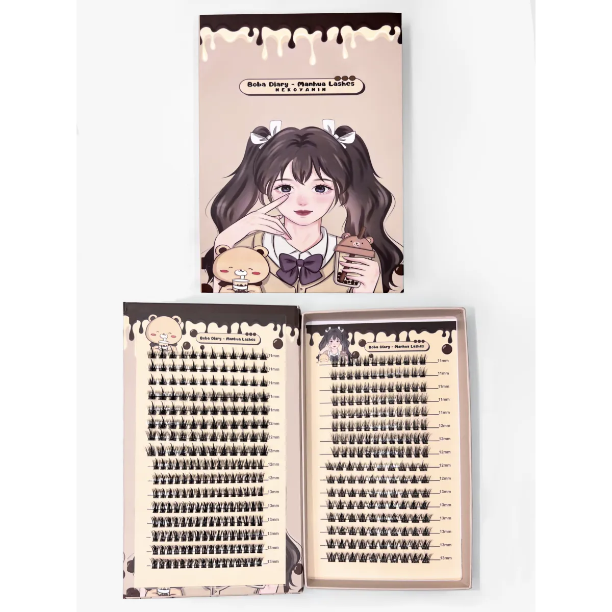 Boba Diary Manga Lash Clusters Book - Harajuku Style - Cosmetics - 2