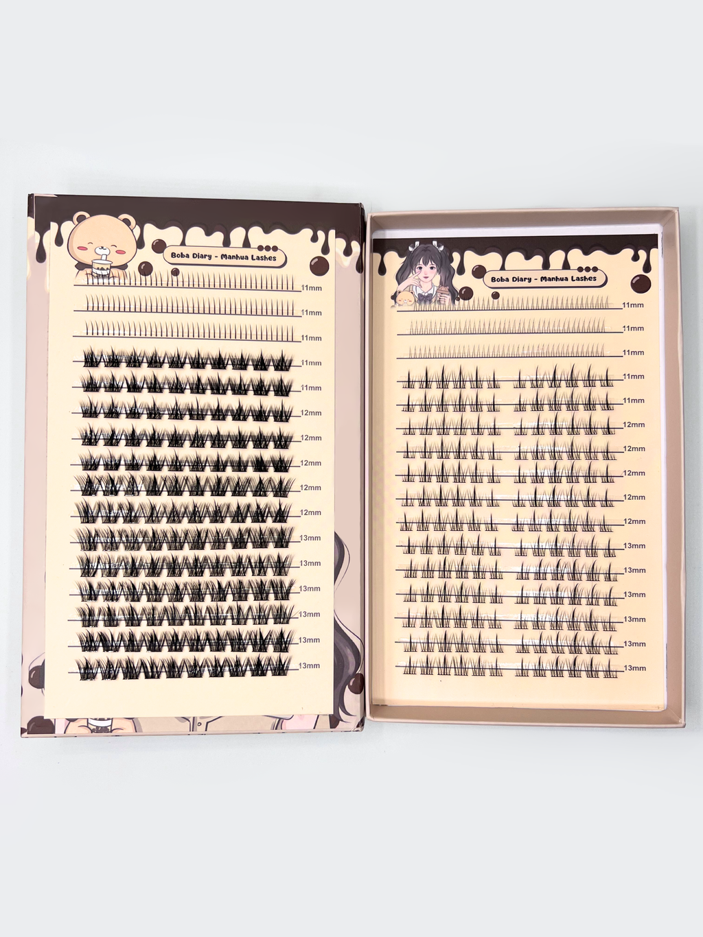 Boba Diary Manga Lash Clusters Book