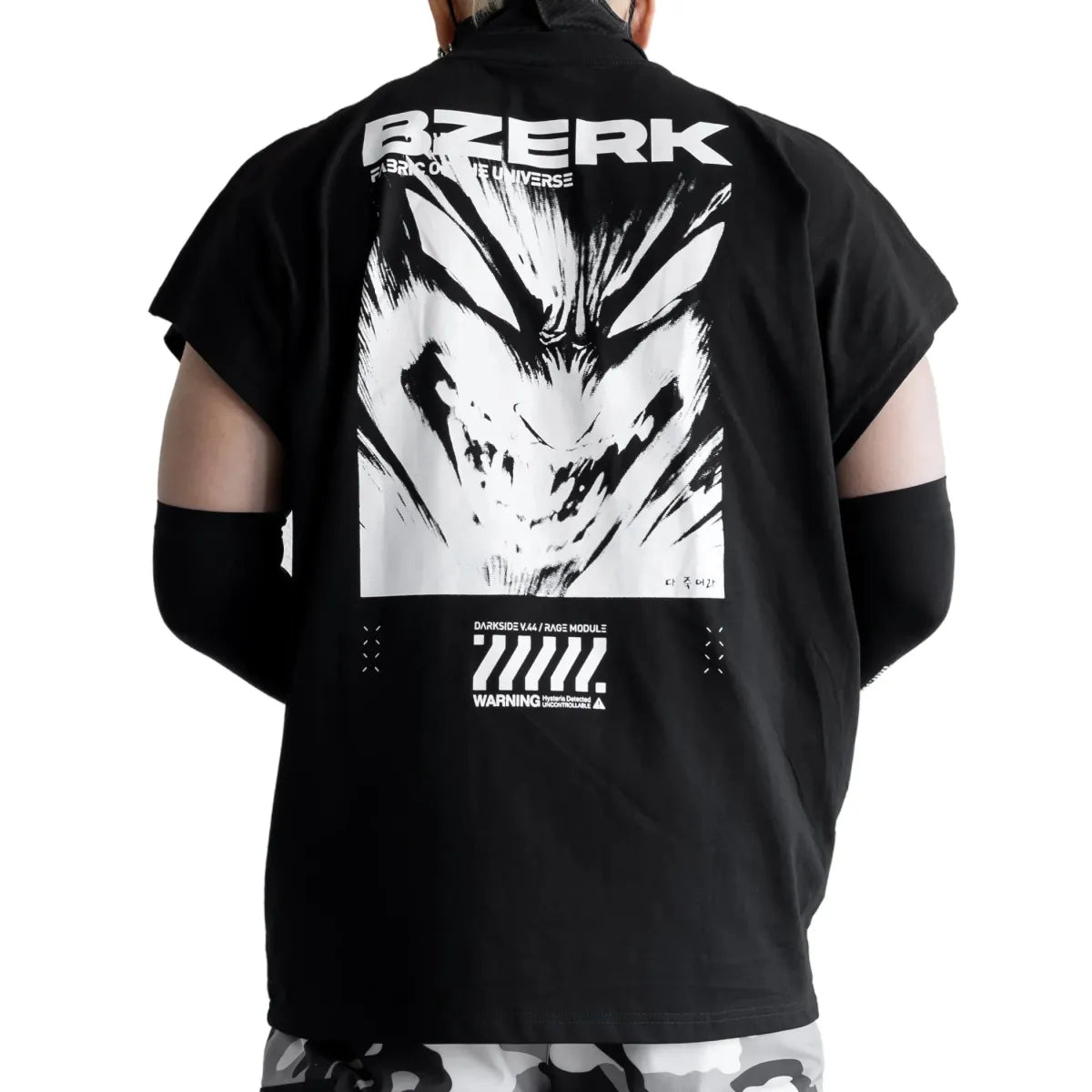 Bzerk Graphic Oversized Sleeveless Tee - T-Shirts - T-Shirt - 1