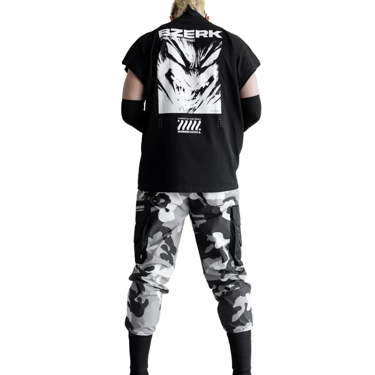 Bzerk Graphic Oversized Sleeveless Tee - T-Shirts - T-Shirt - 3