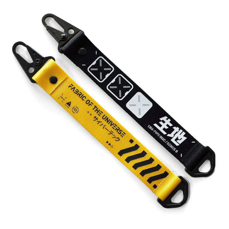 Black & Gold Carabiner Keychain Set