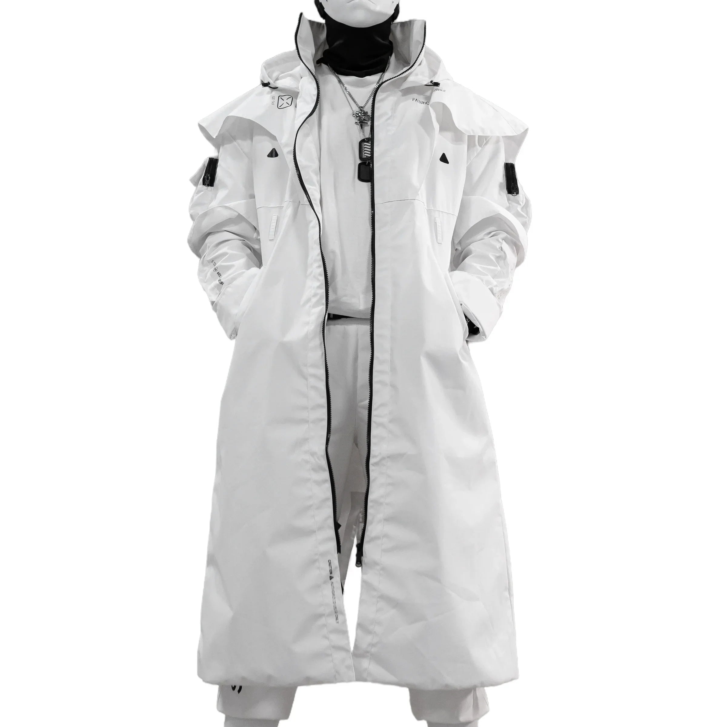 CC-020 White Commander's Trench Coat