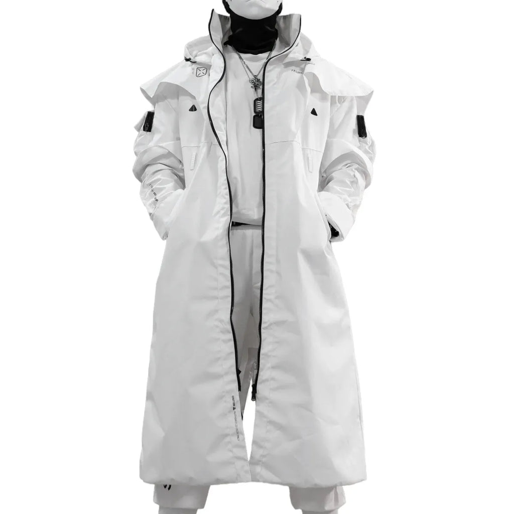 CC-020 White Commander’s Trench Coat - Harajuku Style - Coat - 1