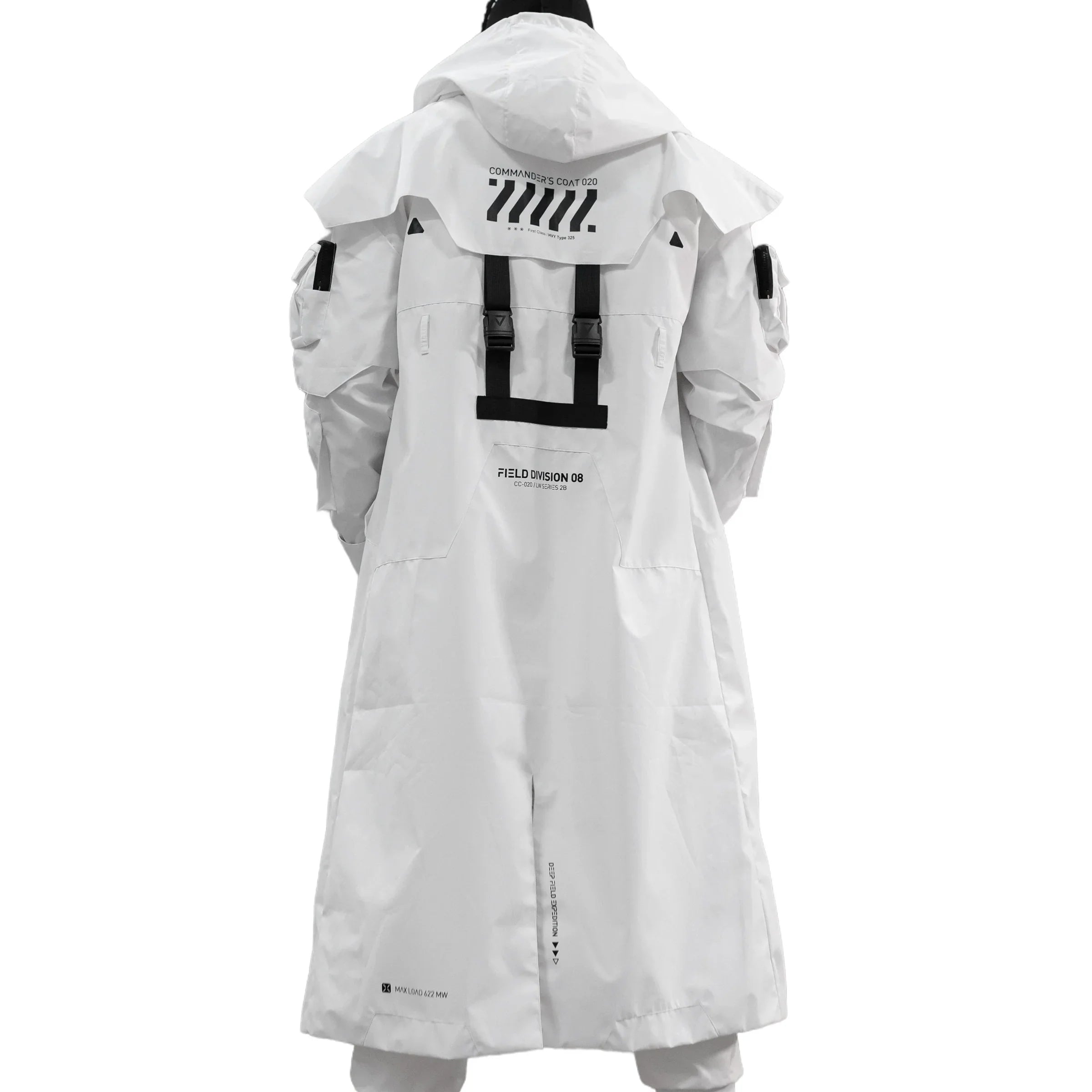 CC-020 White Commander's Trench Coat