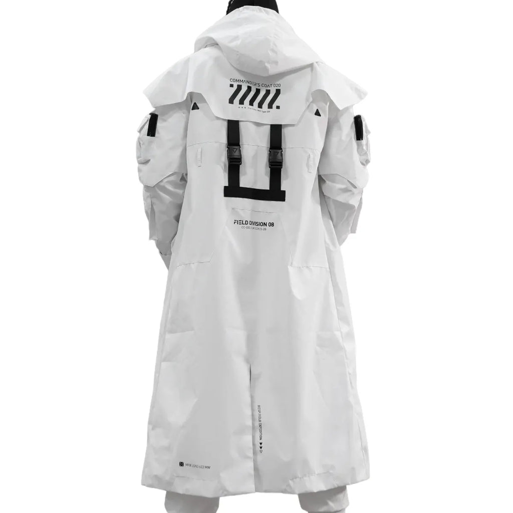 CC-020 White Commander’s Trench Coat - Harajuku Style - Coat - 2