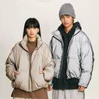 3D Reflective Stand Collar Down Jacket - Jackets & Coats - Jacket - 3