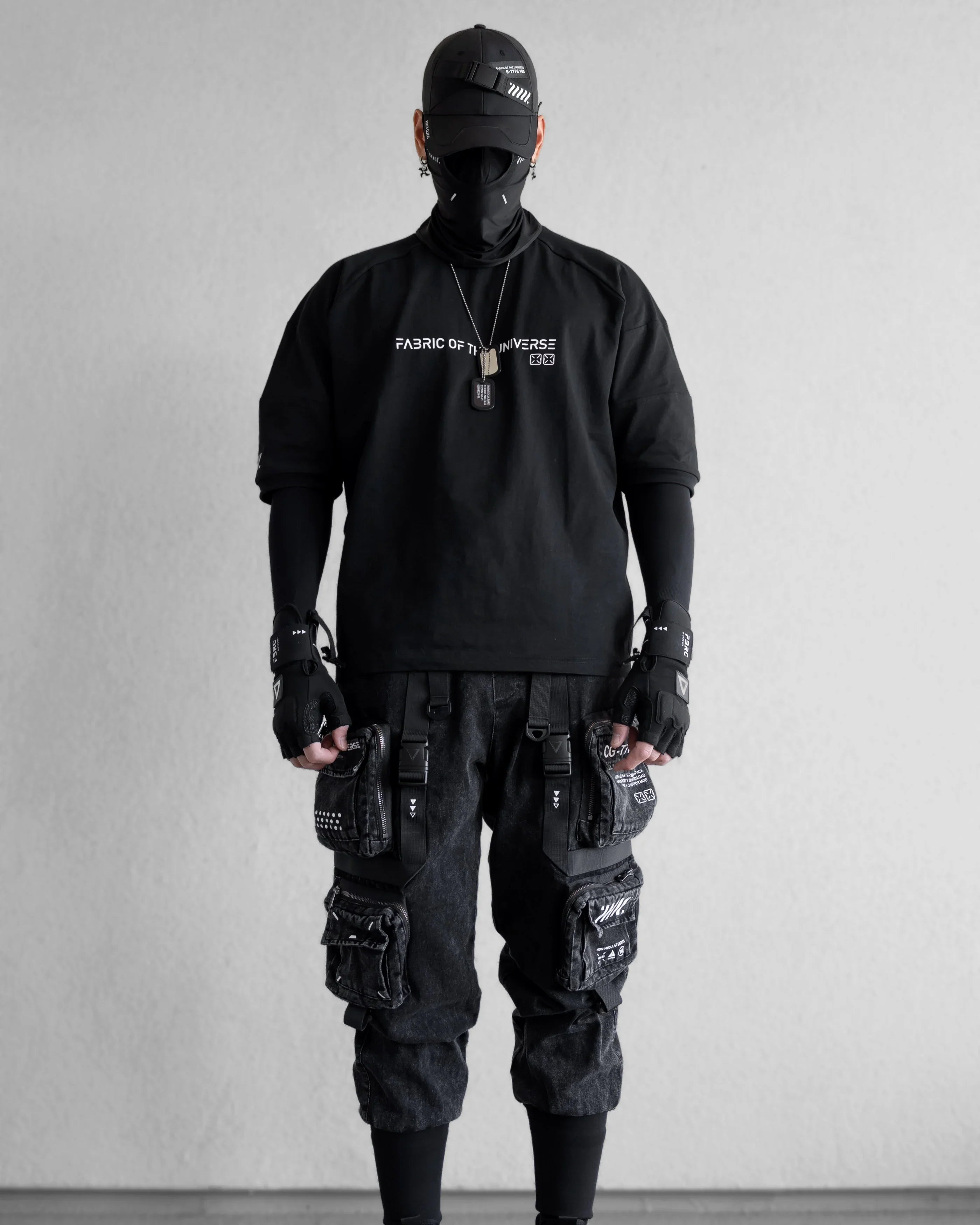 RGS-102A Oversized Raglan Techwear T-Shirt