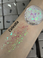Gel Glitter Tears Festival Makeup