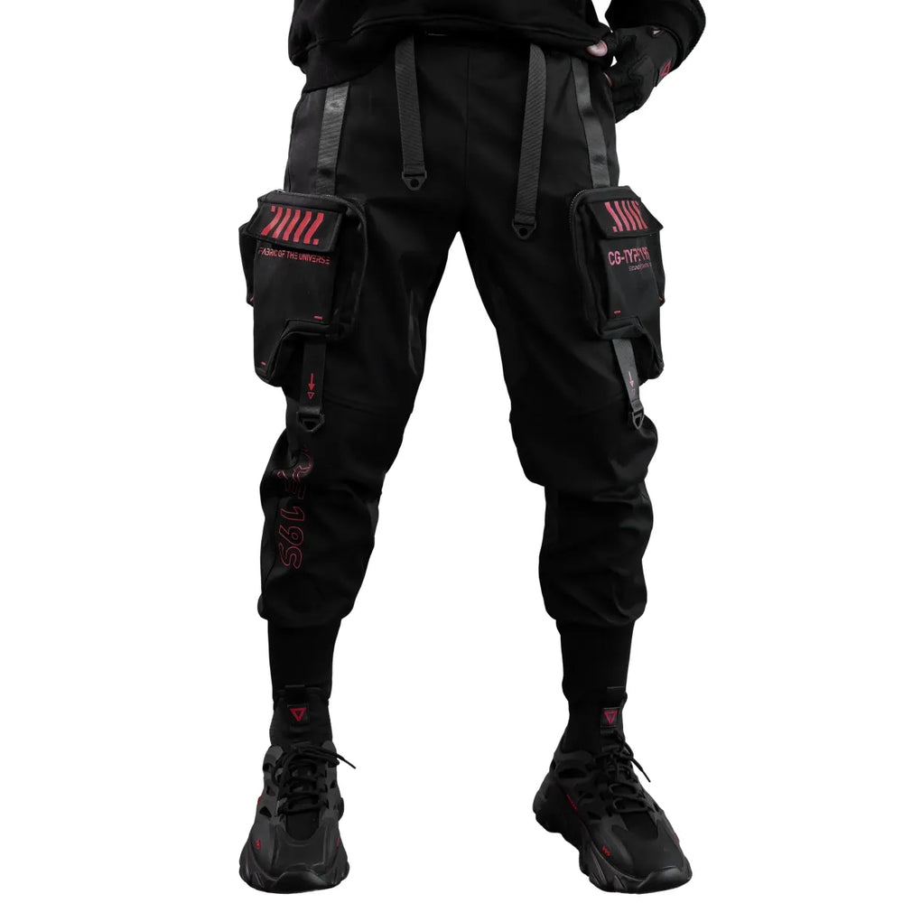 CG-Type 19S Black Red Tactical Cargo Pants - Bottoms - Cargo Pants - 1