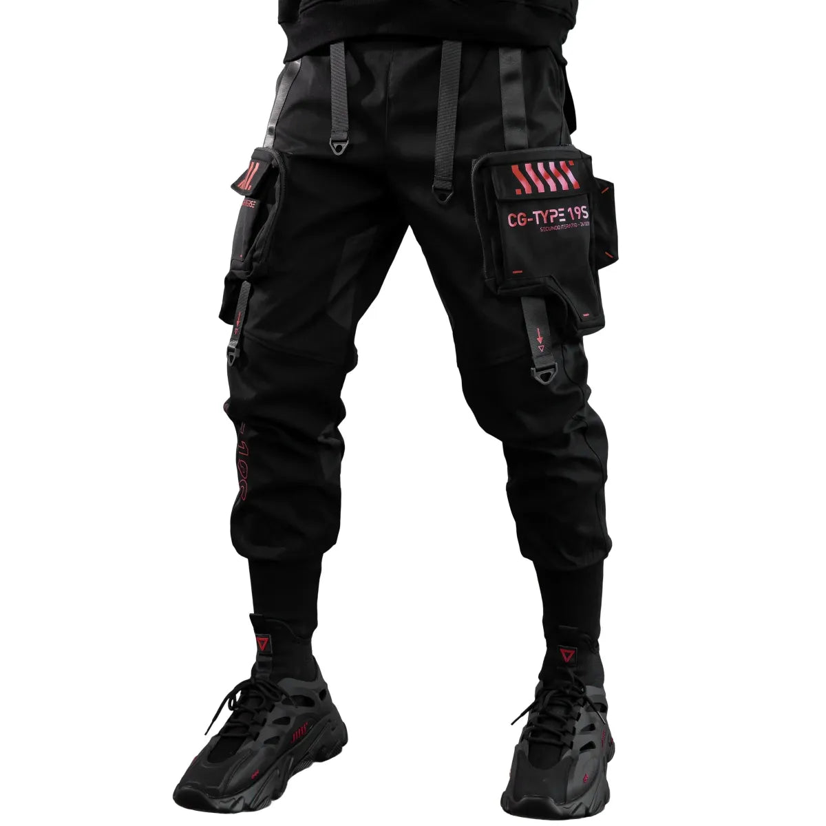 CG-Type 19S Black Red Tactical Cargo Pants - Bottoms - Cargo Pants - 3
