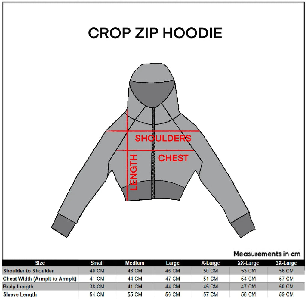 CRZ-Type 03A Crop Zip Hoodie