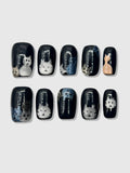 Cat Lady Glitter Press-On Nails