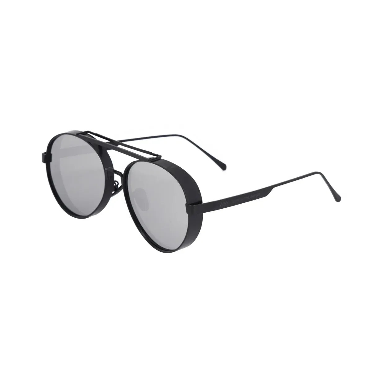 Commander’s Matte Black Aviator Sunglasses - Men’s Techwear - Accessory - 2